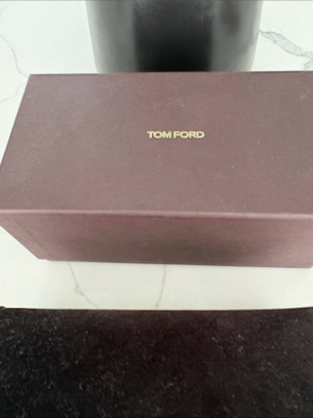 Tom Ford Black Oversized Cat-Eye Sunglasses w/Gradient Lenses. Case & box. - Picture 9 of 9